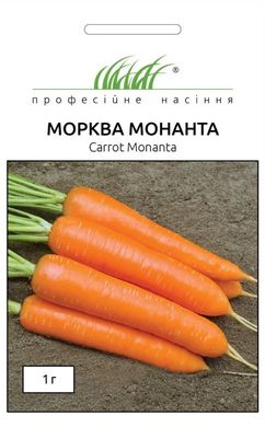 Семена моркови Монанта Rijk Zwaan 1 г 11.0385 фото