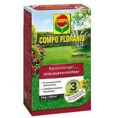 Удобрение Compo для газонов против сорняков 3310, 3 кг на 1 сотку 13.0450 фото