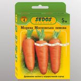 Насіння моркви Московська зимова драже на водорозчинній стрічці 170 шт Sedos 5 м - купити | Good Harvest