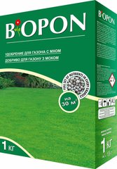 Добриво Biopon гранульоване для газонів з мохом 1 кг 13.0529 фото